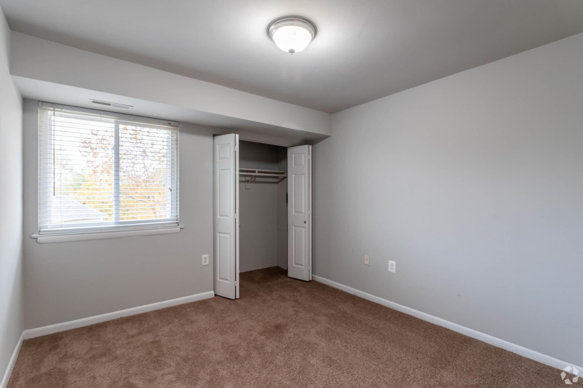 Bedroom with closet